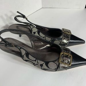 Coach Mule New Black Size 9.5 Brigitte